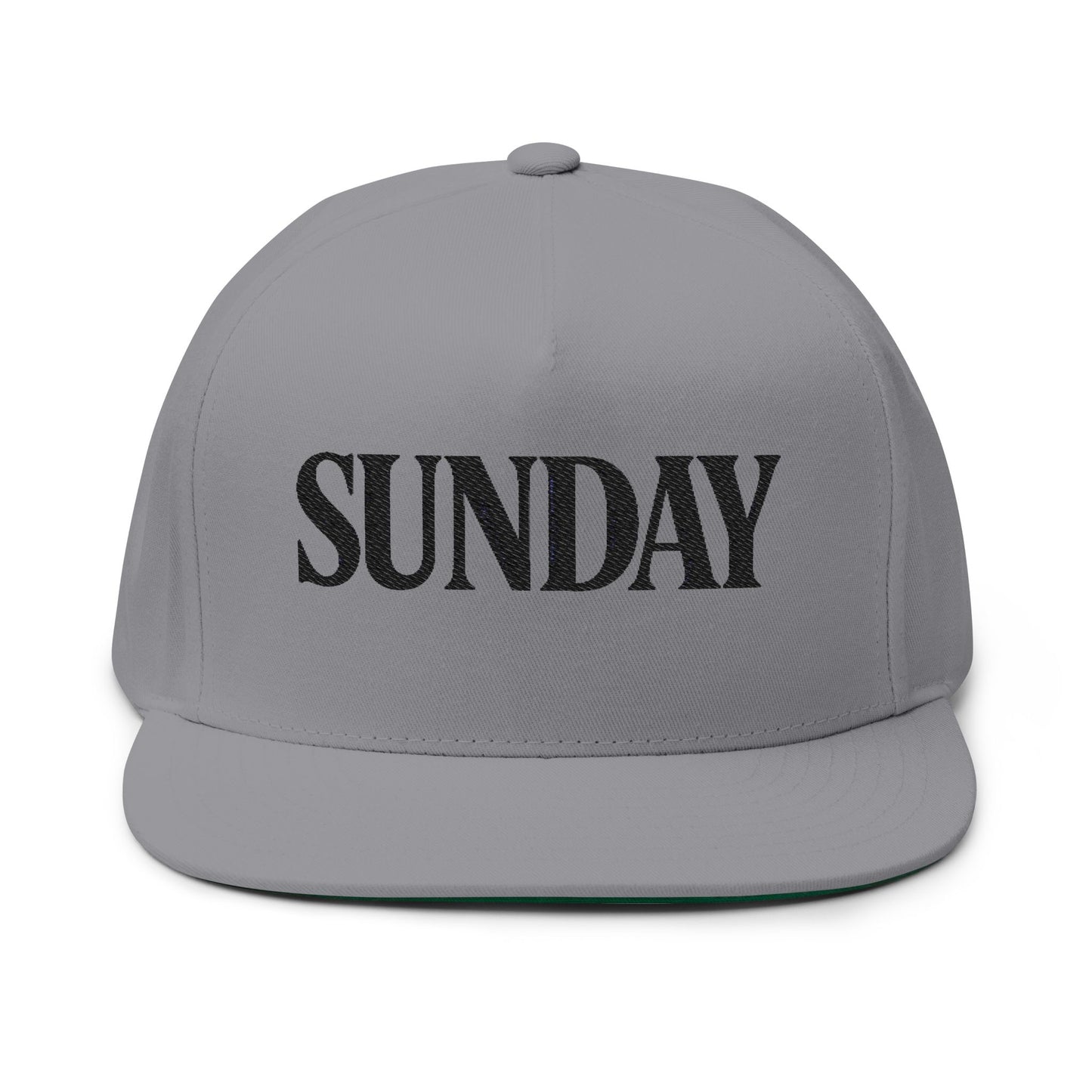 SUNDAY Luxe Edition Snapback | Premium Streetwear Hat with Bold Serif Embroidery