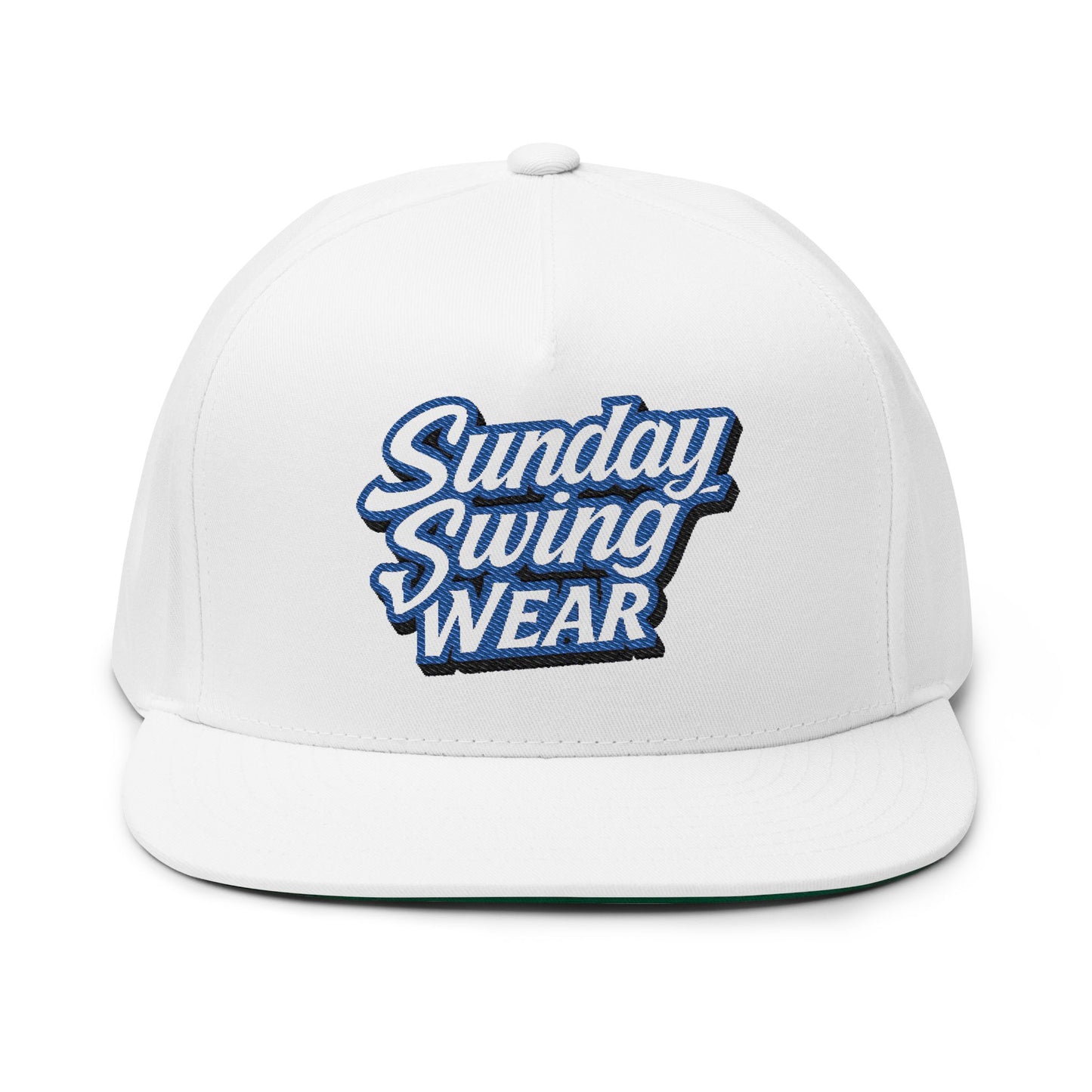 Sunday Swing Wear | Luxe Logo Edition Flat Bill Cap