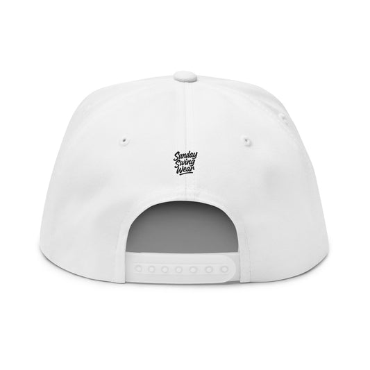 SUNDAY Luxe Edition Snapback | Premium Streetwear Hat with Bold Serif Embroidery