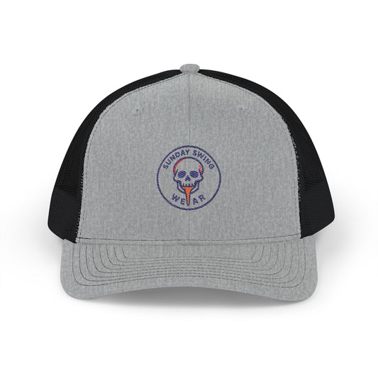 Skull Tee Drop | Bold Embroidered Golf Hat – Street-Style Meets Fairway Energy