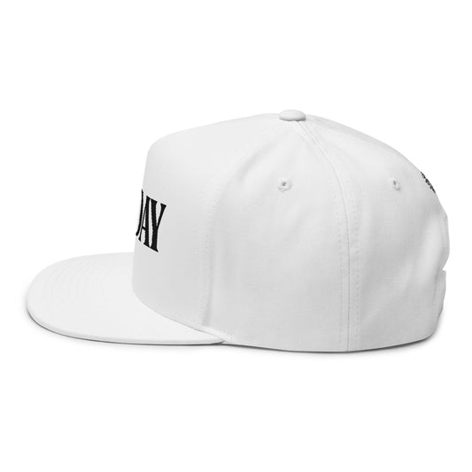 SUNDAY Luxe Edition Snapback | Premium Streetwear Hat with Bold Serif Embroidery
