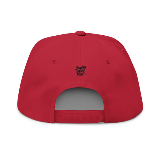 SUNDAY Luxe Edition Snapback | Premium Streetwear Hat with Bold Serif Embroidery
