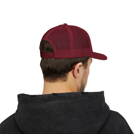 Sunday Snapback – Red, White & Blue Trucker Hat | Bold Patriotic Golf Cap for Summer & Streetwear Style