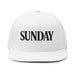 SUNDAY Luxe Edition Snapback | Premium Streetwear Hat with Bold Serif Embroidery