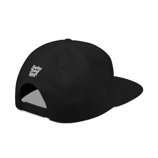 SUNDAY Graffiti Snapback | Bold Flat Bill Statement Hat in Street-Inspired Style