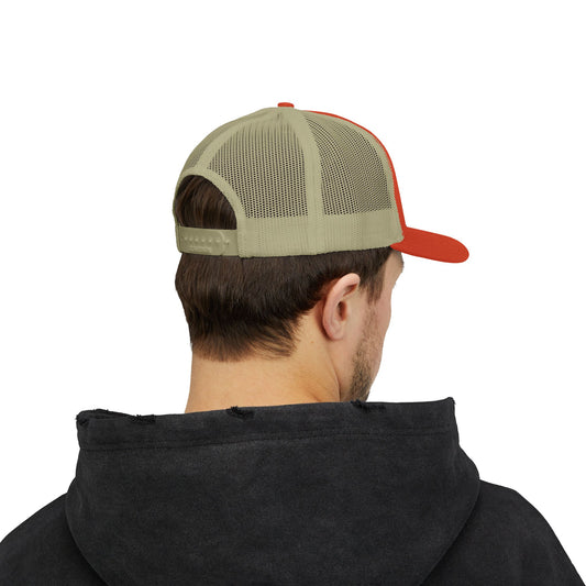 Sunday Snapback – Red, White & Blue Trucker Hat | Bold Patriotic Golf Cap for Summer & Streetwear Style
