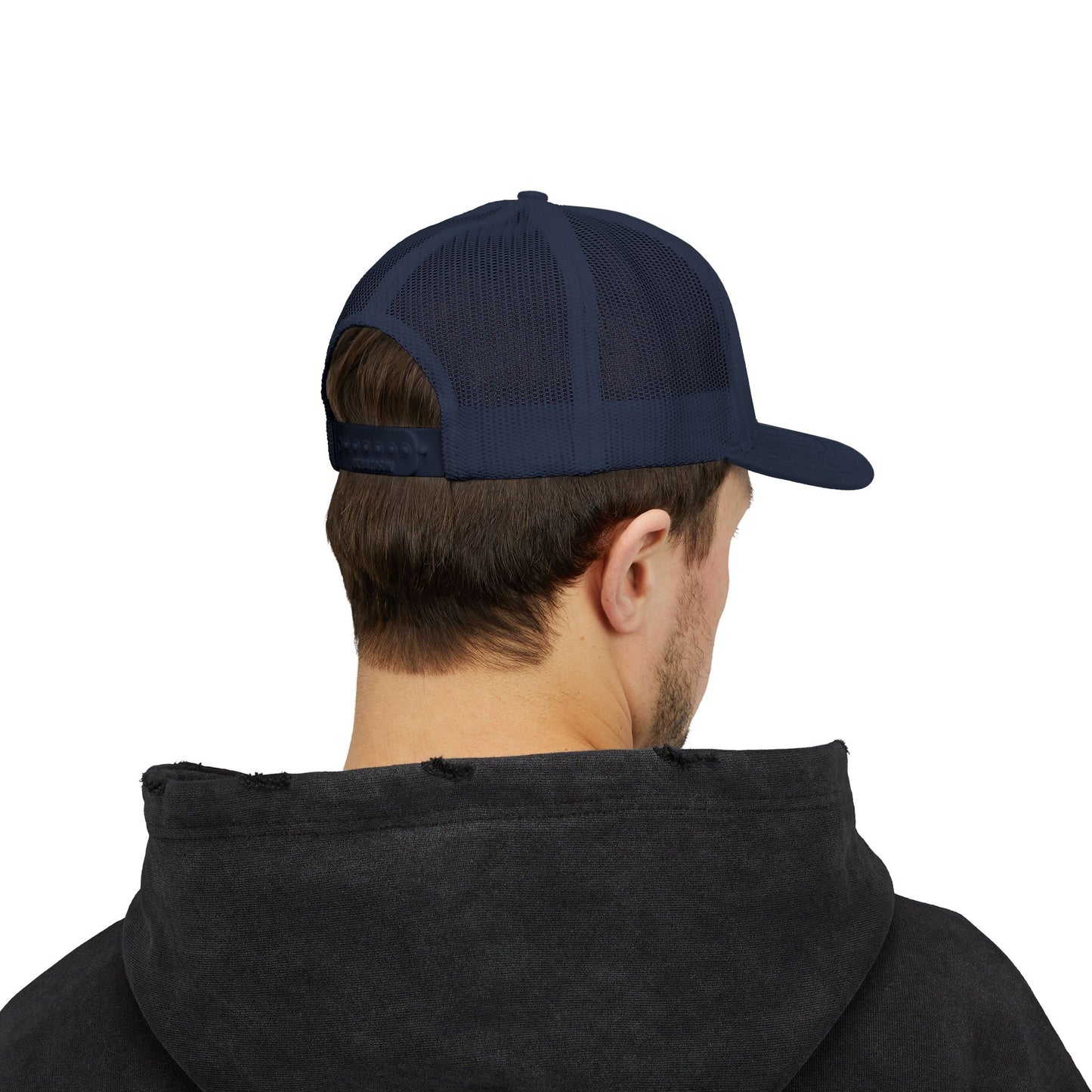 Sunday Snapback – Red, White & Blue Trucker Hat | Bold Patriotic Golf Cap for Summer & Streetwear Style