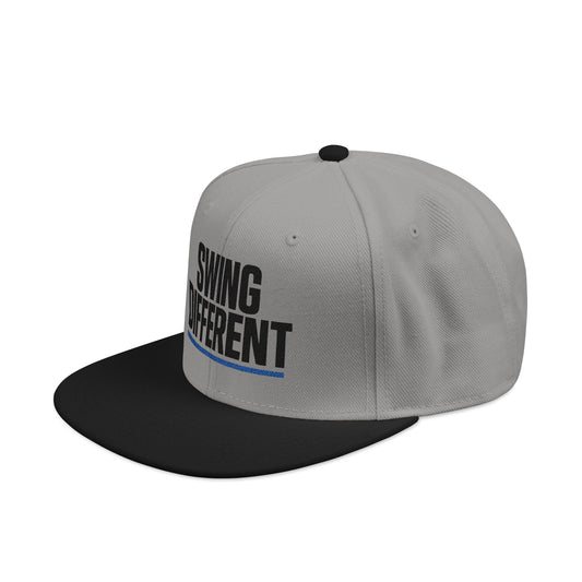 Bold "Swing Different" Snapback | Modern Streetwear Golf Hat | Embroidered Trucker Cap