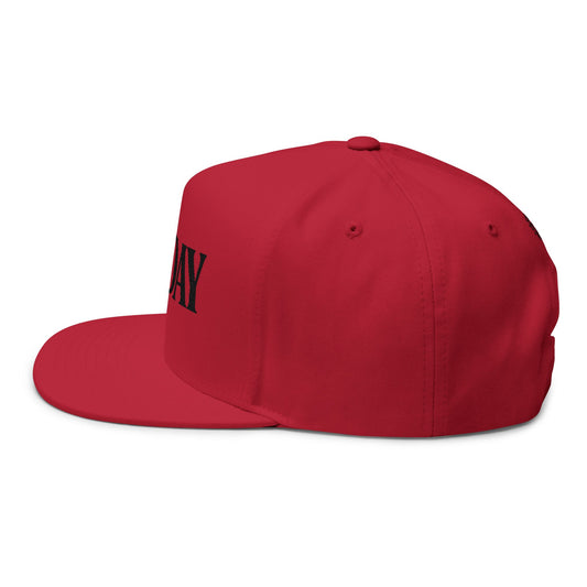 SUNDAY Luxe Edition Snapback | Premium Streetwear Hat with Bold Serif Embroidery