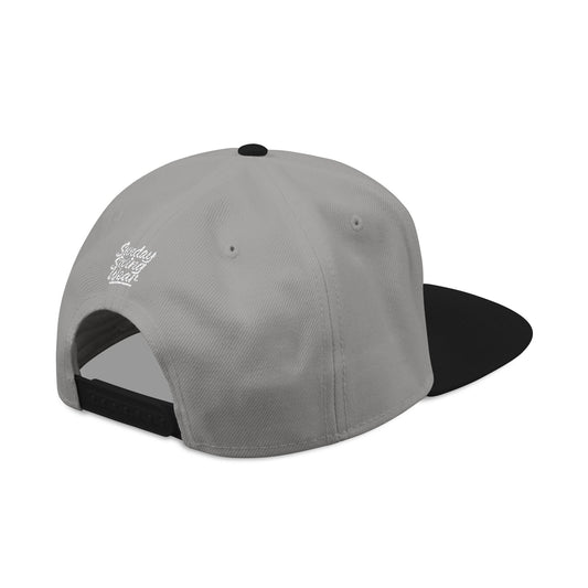 SUNDAY Graffiti Snapback | Bold Flat Bill Statement Hat in Street-Inspired Style