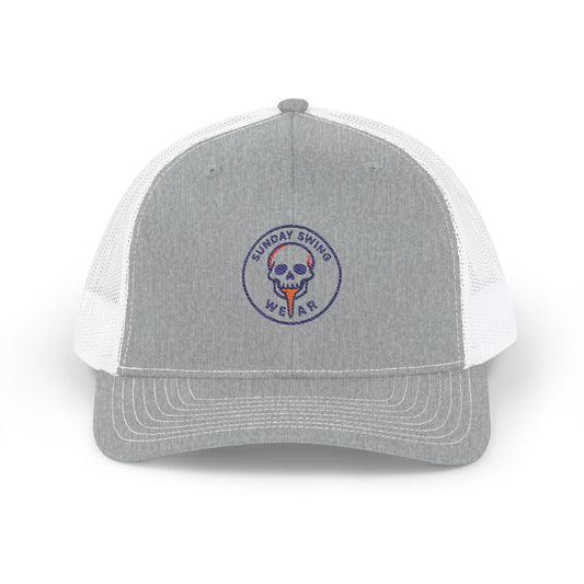 Skull Tee Drop | Bold Embroidered Golf Hat – Street-Style Meets Fairway Energy