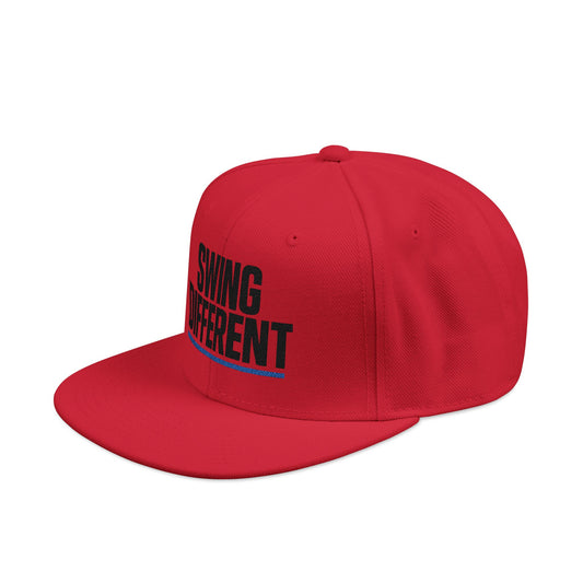 Bold "Swing Different" Snapback | Modern Streetwear Golf Hat | Embroidered Trucker Cap