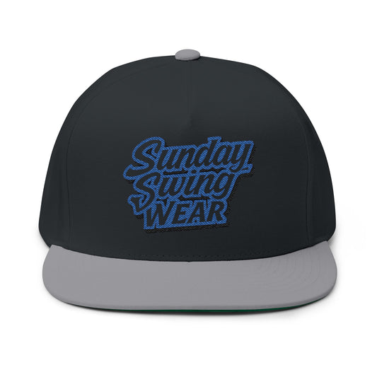Sunday Swing Wear | Luxe Logo Edition Flat Bill Cap