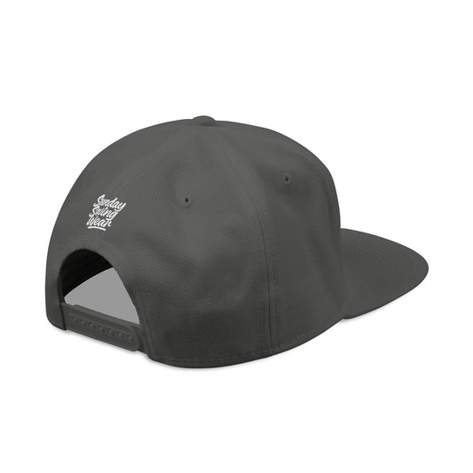 SUNDAY Graffiti Snapback | Bold Flat Bill Statement Hat in Street-Inspired Style