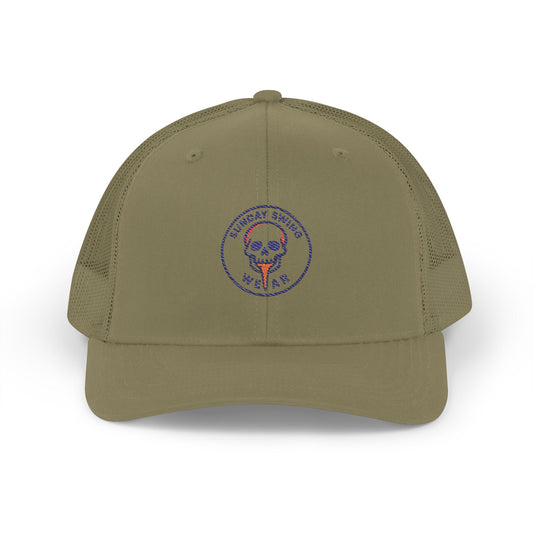 Skull Tee Drop | Bold Embroidered Golf Hat – Street-Style Meets Fairway Energy