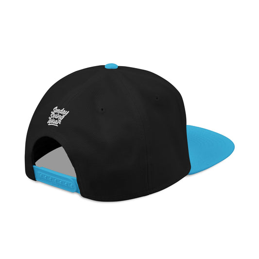 SUNDAY Graffiti Snapback | Bold Flat Bill Statement Hat in Street-Inspired Style