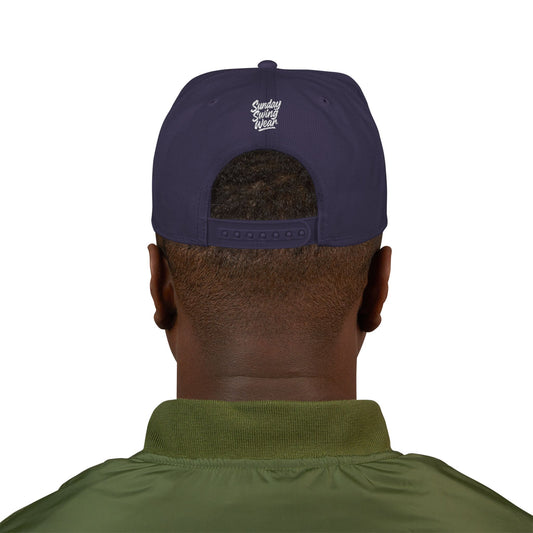 SUNDAY Graffiti Snapback | Bold Flat Bill Statement Hat in Street-Inspired Style