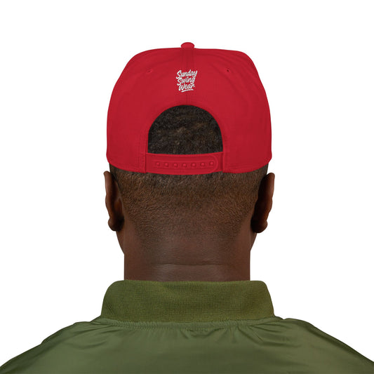 SUNDAY Graffiti Snapback | Bold Flat Bill Statement Hat in Street-Inspired Style