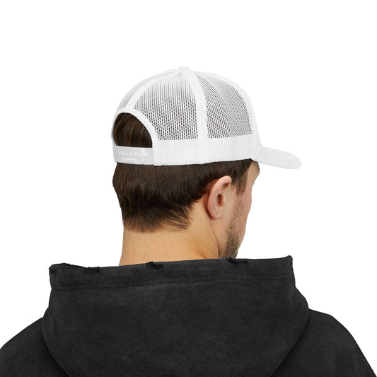 Sunday Snapback – Red, White & Blue Trucker Hat | Bold Patriotic Golf Cap for Summer & Streetwear Style