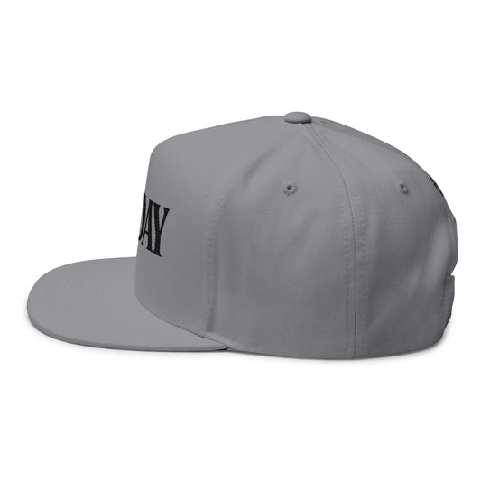 SUNDAY Luxe Edition Snapback | Premium Streetwear Hat with Bold Serif Embroidery