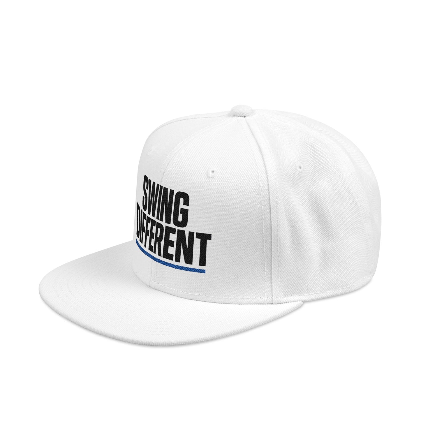 Bold "Swing Different" Snapback | Modern Streetwear Golf Hat | Embroidered Trucker Cap