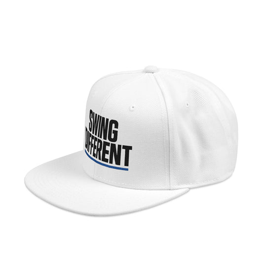 Bold "Swing Different" Snapback | Modern Streetwear Golf Hat | Embroidered Trucker Cap
