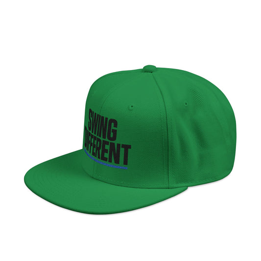 Bold "Swing Different" Snapback | Modern Streetwear Golf Hat | Embroidered Trucker Cap