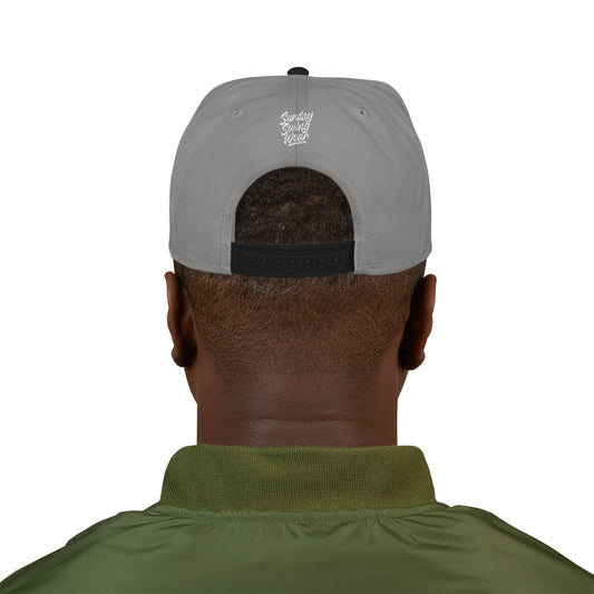 SUNDAY Graffiti Snapback | Bold Flat Bill Statement Hat in Street-Inspired Style