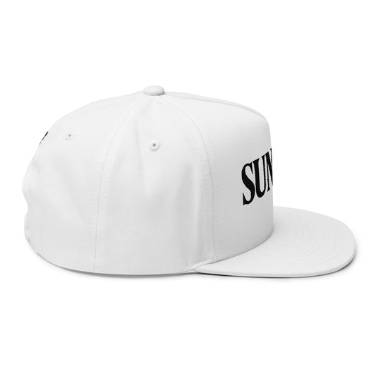 SUNDAY Luxe Edition Snapback | Premium Streetwear Hat with Bold Serif Embroidery