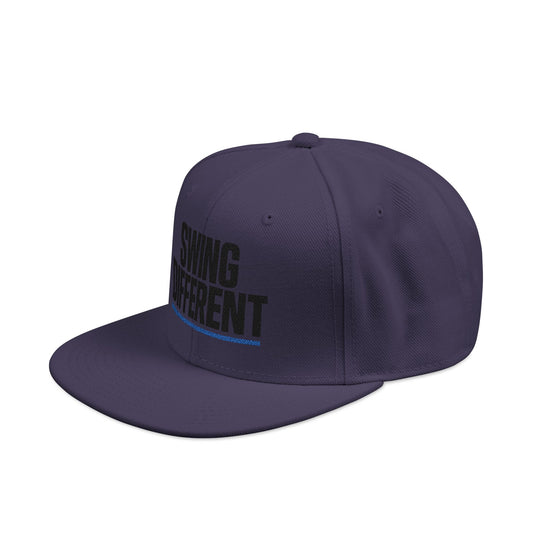 Bold "Swing Different" Snapback | Modern Streetwear Golf Hat | Embroidered Trucker Cap