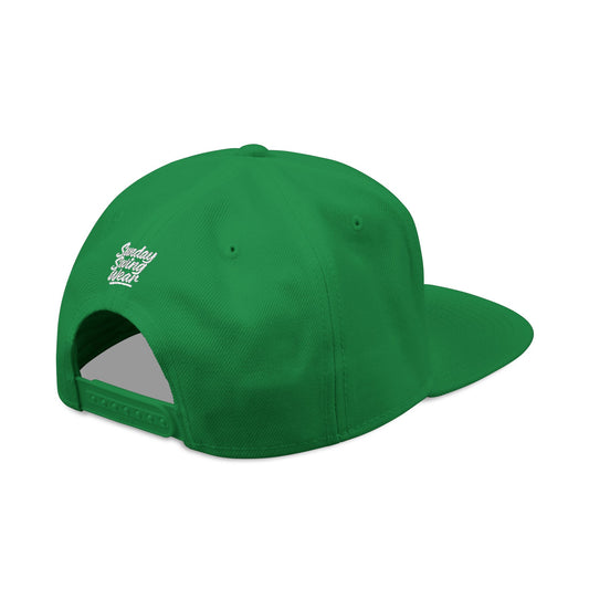 SUNDAY Graffiti Snapback | Bold Flat Bill Statement Hat in Street-Inspired Style