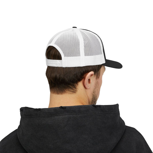 Sunday Snapback – Red, White & Blue Trucker Hat | Bold Patriotic Golf Cap for Summer & Streetwear Style