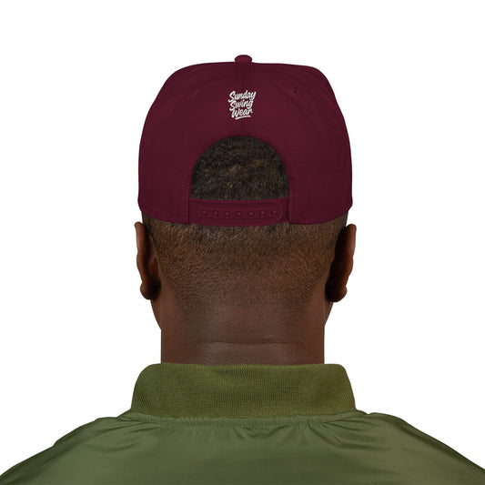 SUNDAY Graffiti Snapback | Bold Flat Bill Statement Hat in Street-Inspired Style