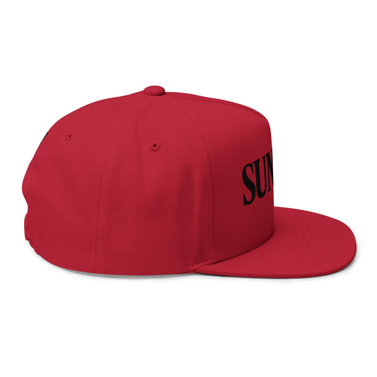 SUNDAY Luxe Edition Snapback | Premium Streetwear Hat with Bold Serif Embroidery