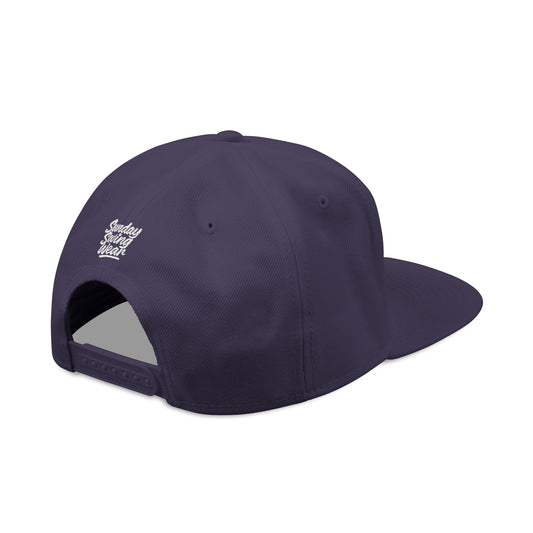 SUNDAY Graffiti Snapback | Bold Flat Bill Statement Hat in Street-Inspired Style